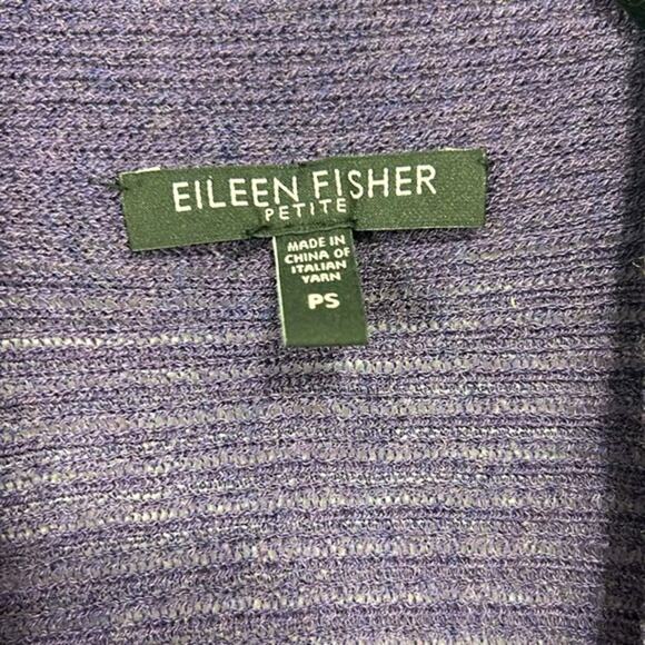 Eileen Fisher Open front 100% wool cardigan women’s size petite small - Picture 3 of 5